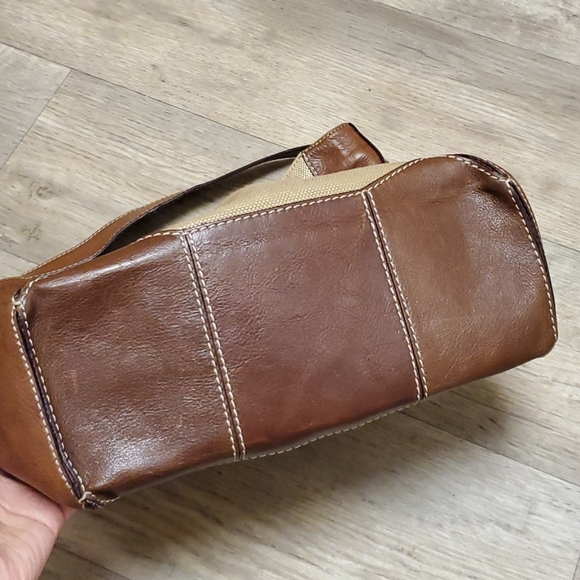 Kate Spade Leather Canvas Hobo Bag - Picture 6 of 14